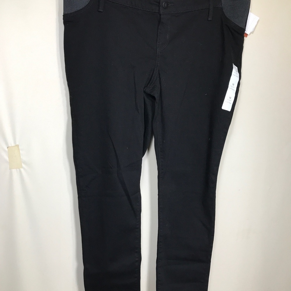a Lot Of 2  Womens Isabel Maternity Skinny Boot Side Panel Jeans size 12 - Picture 8 of 12